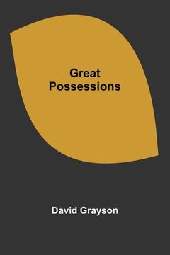 portada Great Possessions (in English)