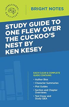 portada Study Guide to one Flew Over the Cuckoo's Nest by ken Kesey (Bright Notes) (in English)