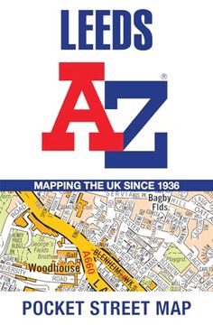 portada Leeds a-z Pocket Street map (en Inglés)