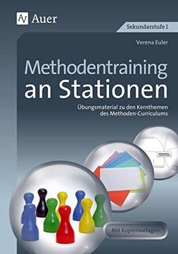 portada Methodentraining an Stationen: Übungsmaterial zu den Kernthemen des Methoden-Curriculums (in German)