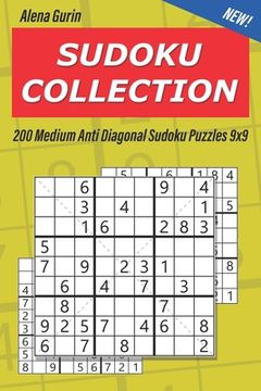 portada Sudoku Collection: 200 Medium Anti Diagonal Sudoku Puzzles 9x9 (in English)