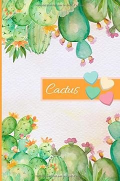 portada Cactus: Carnet de Note et (en Francés)
