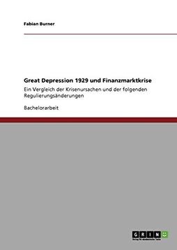 portada Great Depression 1929 und Finanzmarktkrise (German Edition)