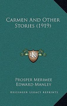 portada carmen and other stories (1919) (en Inglés)