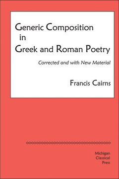 portada Generic Composition in Greek and Roman Poetry (en Inglés)