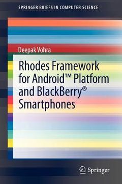 portada rhodes framework for android platform and blackberry smartphones