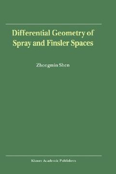 portada differential geometry of spray and finsler spaces (en Inglés)