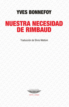 portada Nuestra Necesidad de Rimbaud (in Spanish)