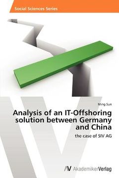 portada analysis of an it-offshoring solution between germany and china (en Inglés)