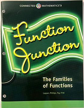 portada Onnected Mathematics 3 Student Edition Grade 8: Function Junction Copyright 2018 (en Inglés)