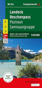 portada Landeck - Reschenpass Hiking, Cycling & Leisure map - 1: 50,000 Scale: Paznaun - Samnaungruppe, mit App, Wasserfest und Reiãfest: 254 (Wander-Rad-Freizeitkarte)