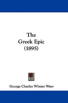 portada the greek epic (1895) (in English)
