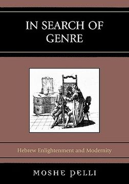 portada in search of genre: hebrew enlightenment and modernity (en Inglés)