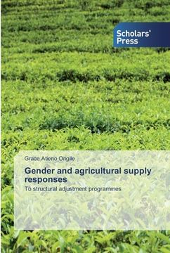 portada Gender and agricultural supply responses (en Inglés)