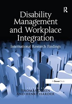 portada Disability Management and Workplace Integration: International Research Findings (en Inglés)