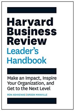 portada Harvard Business Review Leader's Handbook: Make an Impact, Inspire Your Organization, and Get to the Next Level (en Inglés)