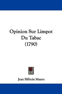 portada opinion sur limpot du tabac (1790) (en Inglés)