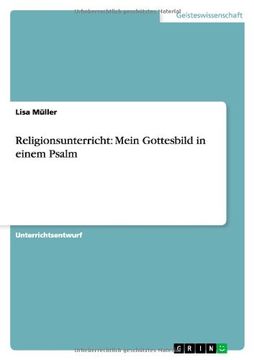 portada Religionsunterricht: Mein Gottesbild in einem Psalm (German Edition)