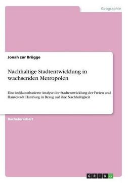 portada Nachhaltige Stadtentwicklung in Wachsenden Metropolen (German Edition)