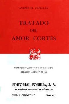 portada # 624. tratado del amor cortes (in Spanish)
