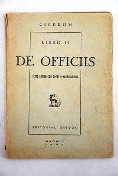 portada De Officiis, Liber Secundus