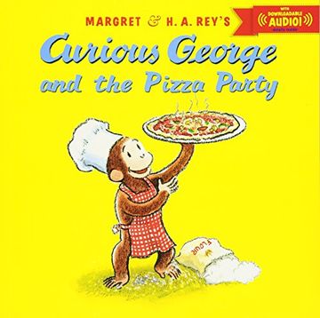 portada Curious George and the Pizza Party with downloadable audio 