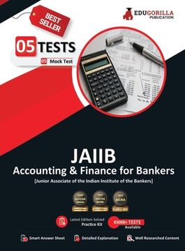 portada Accounting and Finance for Bankers - JAIIB Exam 2023 (Paper 2) - 5 Full Length Mock Tests (Solved Objective Questions) with Free Access to Online Test (en Inglés)