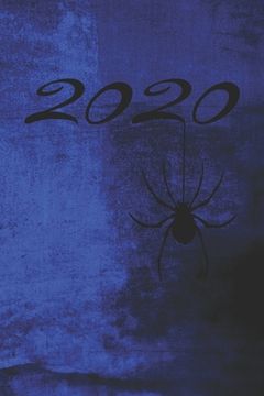 portada Grand Fantasy Designs: 2020 Kalligrafie Gothic Spinne blau - Kalender 2020 15,24 x 22,86 (en Alemán)