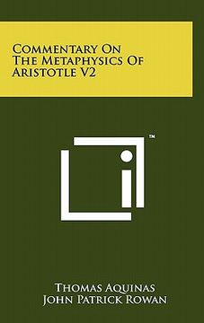 portada commentary on the metaphysics of aristotle v2 (in English)