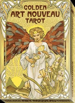 portada Golden art Nouveau Tarot Grand Trumps: 22 Full col Cards With Gold Foil Embossing & Instructions