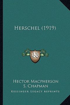 portada herschel (1919) (in English)