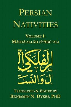 portada persian nativities i: masha'allah and abu 'ali (en Inglés)