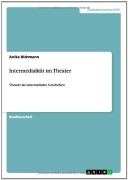 portada Intermedialitat Im Theater (German Edition)