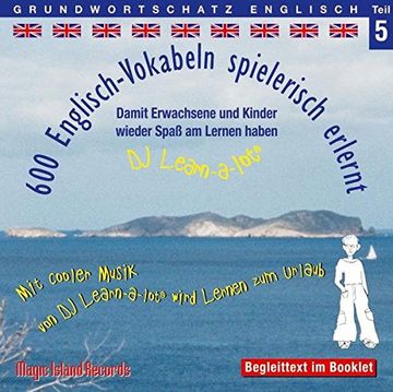 portada 600 Englisch Vokabeln Spielerisch Erlernt, Grundwortschatz Teil 5, Audio-Cd mit Booklet