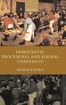 portada Democratic Procedures and Liberal Consensus (en Inglés)