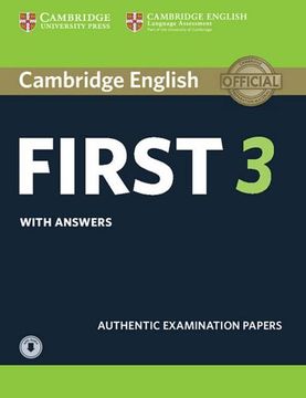 portada Cambridge English First 3. Student's Book With Answers and Downloadable Audio