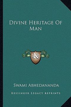 portada divine heritage of man (en Inglés)