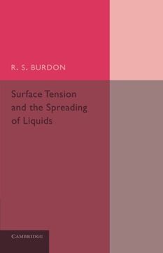 portada Surface Tension and the Spreading of Liquids (en Inglés)