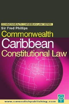 portada commonwealth caribbean constitutional law (en Inglés)