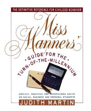 portada miss manners guide for the turn of the millennium (en Inglés)
