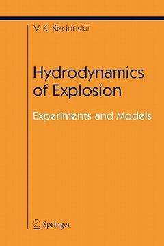 portada hydrodynamics of explosion: experiments and models