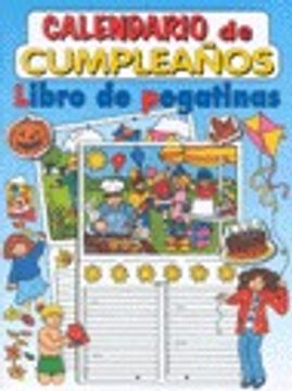 portada calendario de cumpleaños pegatinas (in Spanish)