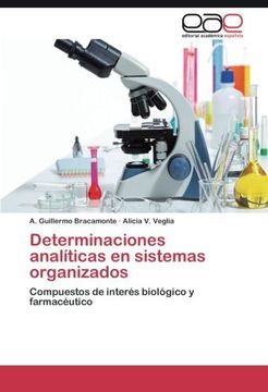 portada Determinaciones analíticas en sistemas organizados: Compuestos de interés biológico y farmacéutico (Spanish Edition)