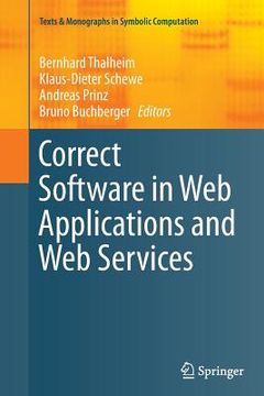 portada Correct Software in Web Applications and Web Services (en Inglés)
