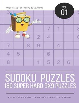 portada Sudoku Puzzles - 180 Super Hard 9x9 Puzzles