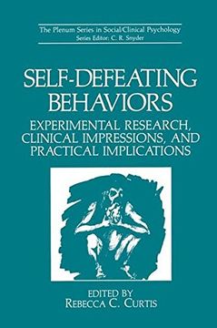 portada Self-Defeating Behaviors (The Springer Series in Social Clinical Psychology)
