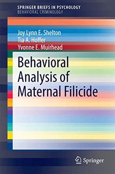 portada Behavioral Analysis of Maternal Filicide (en Inglés)