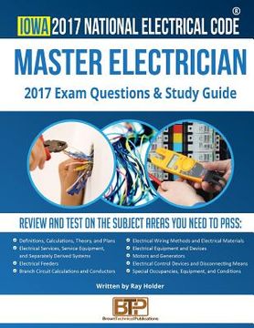 portada Iowa 2017 Master Electrician Study Guide (en Inglés)