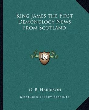 portada king james the first demonology news from scotland (en Inglés)