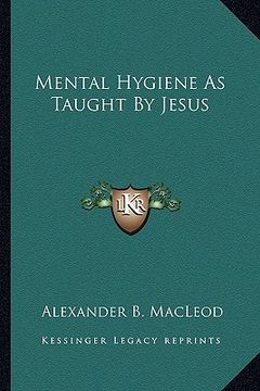 portada mental hygiene as taught by jesus